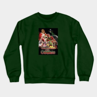 Christmas with Cookie - Poster Crewneck Sweatshirt